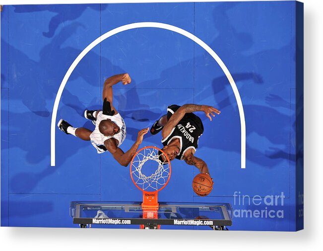 Nba Pro Basketball Acrylic Print featuring the photograph Rondae Hollis-jefferson by Fernando Medina