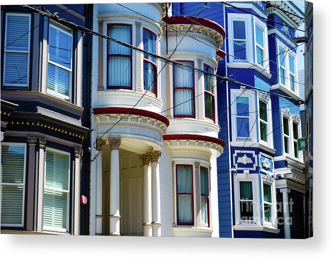 San Francisco Acrylic Print featuring the photograph Russian Hill by Wilko van de Kamp Fine Photo Art