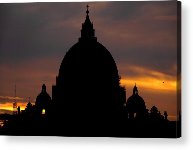 Dome Acrylic Print featuring the photograph Saint Peter Dome by Fabrizio Troiani