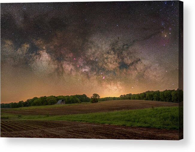 Nightscape Acrylic Print featuring the photograph Saline County by Grant Twiss