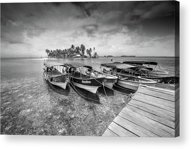 Native Wooden Boat Acrylic Print featuring the photograph San Blas Island 2 by Blue Moon