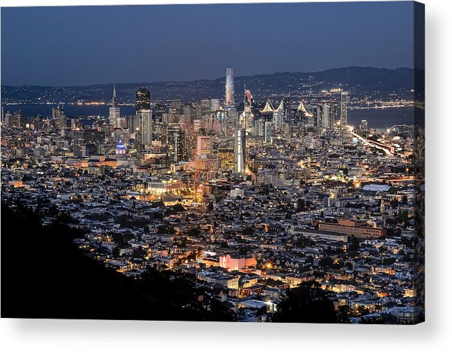 San Francisco Acrylic Print featuring the photograph San Francisco Skyline by Gary Geddes