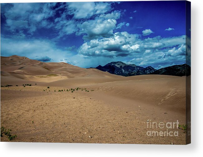 Great Sand Dunes Acrylic Print featuring the photograph Sand Dunes by Stephen Whalen
