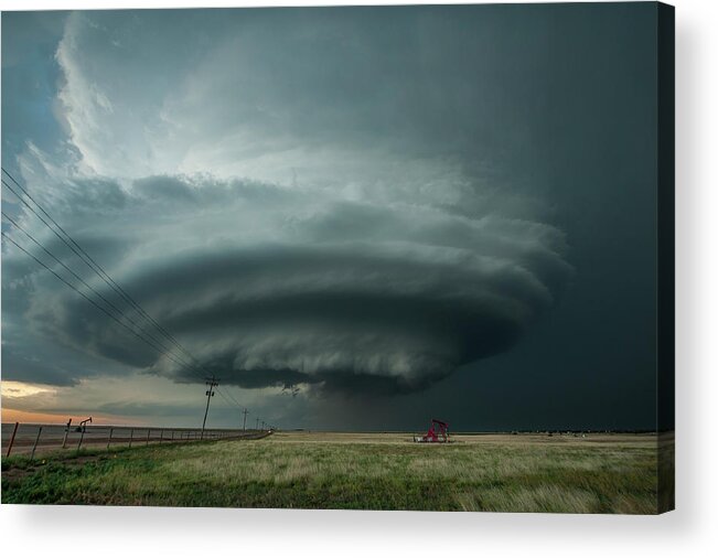 Weather Acrylic Print featuring the photograph Satanta, Kansas by Colt Forney
