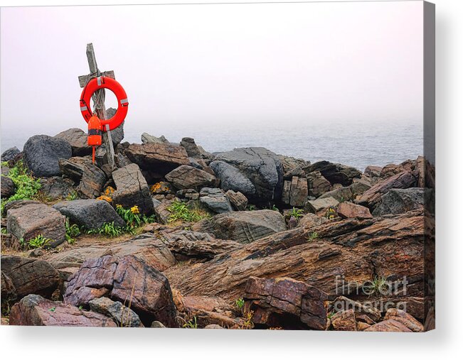 Monhegan Acrylic Print featuring the photograph Save Our Souls by Olivier Le Queinec