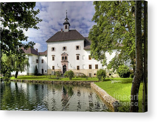 Scenery Acrylic Print featuring the photograph Schloss Rothenthurn - Drau Valley - Austria by Paolo Signorini
