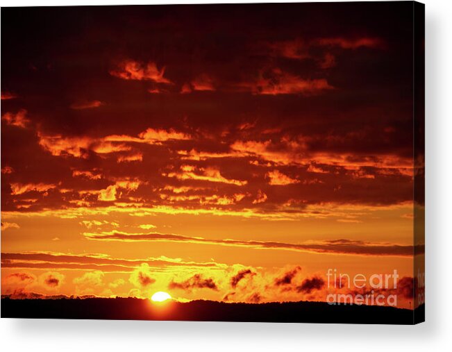 Clouds Acrylic Print featuring the photograph September Sunrise by William Norton