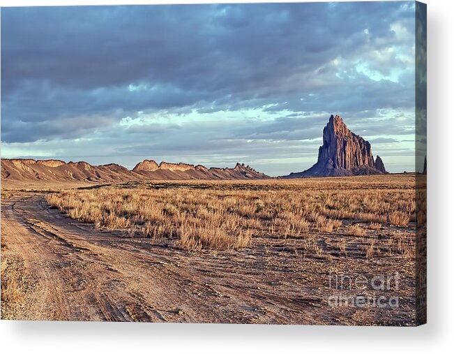 Landscape Acrylic Print featuring the photograph Shiprock New Mexico by Tom Watkins PVminer pixs