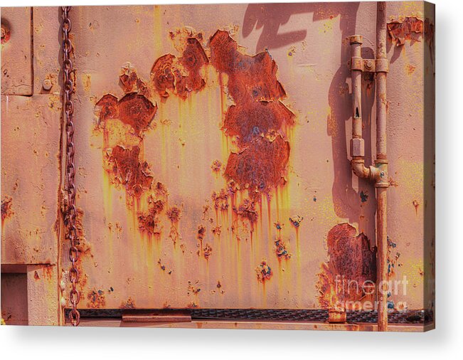 Wear Acrylic Print featuring the photograph Signs of Wear by Larry Braun