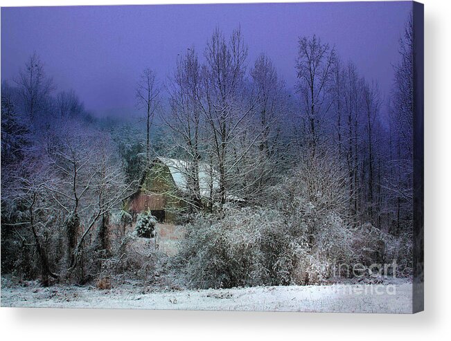 Christmas Acrylic Print featuring the photograph Silent Night by Rick Lipscomb