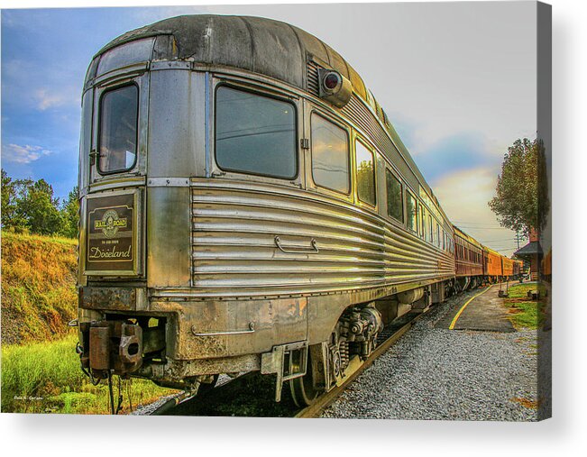 Railroad Acrylic Print featuring the photograph Silver Streak by Dale R Carlson