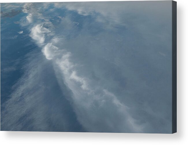 Sky Acrylic Print featuring the photograph Sky With Clouds by Phil And Karen Rispin