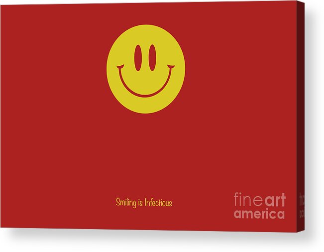 Smiling Acrylic Print featuring the photograph Smiling Is Infectious by Tim Gainey