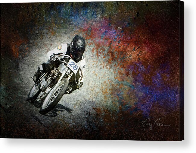 Shelly Rossmeyer Acrylic Print featuring the photograph Sons of Speed 2019 - Shelly Rossmeyer by Randall Allen