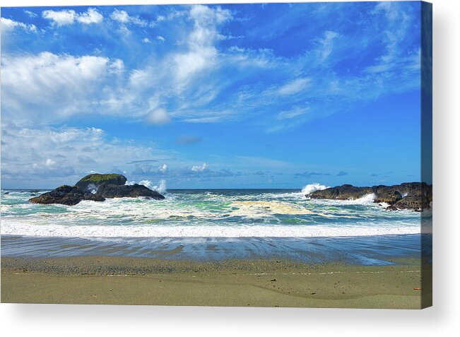 Landscape Acrylic Print featuring the photograph South Beach Vista by Allan Van Gasbeck