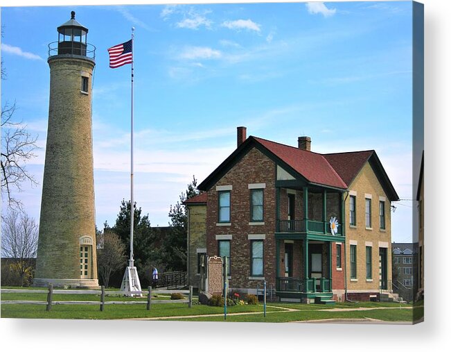 Southport Acrylic Print featuring the photograph Southport Lighthouse And Maritime Museum by Kay Novy