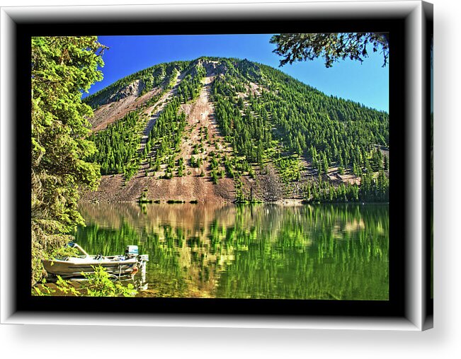 Boat Acrylic Print featuring the photograph Spiral Butte by Richard Risely