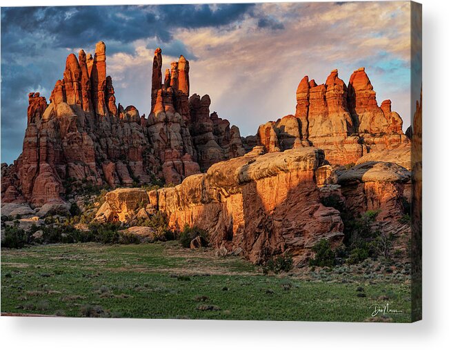 Desert Acrylic Print featuring the photograph Spires at Devil's Kitchen by Dan Norris