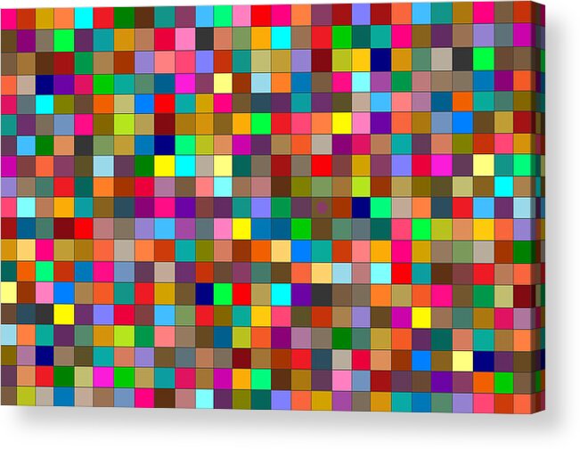 Squared Acrylic Print featuring the digital art Squared by Val Arie