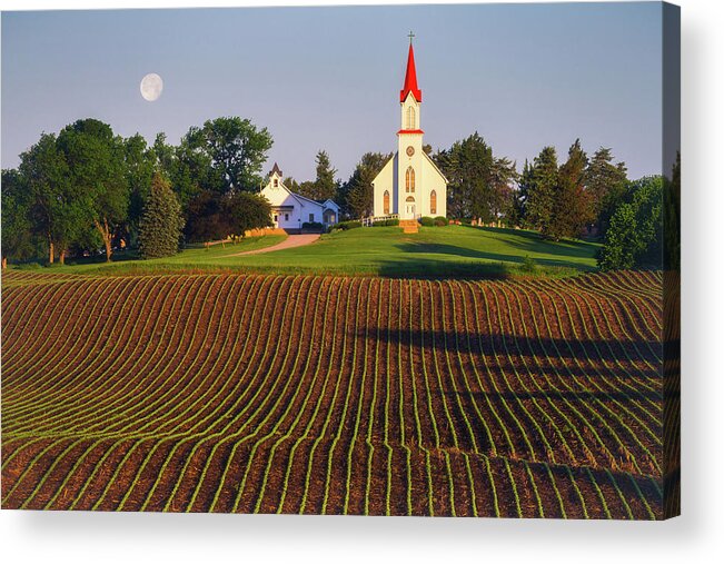 Churches Acrylic Print featuring the photograph St. Paul Lutheran Church by Darren White