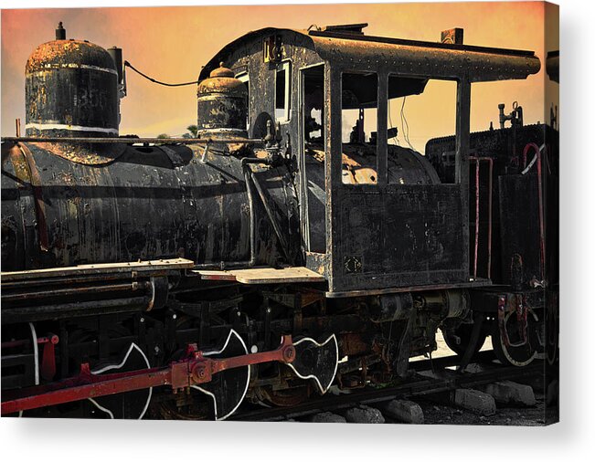 Steam Acrylic Print featuring the photograph Steam locomotive of the 99 N1 by Micah Offman