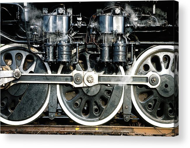Steam Engines Acrylic Print featuring the photograph Steam Power by Larey McDaniel