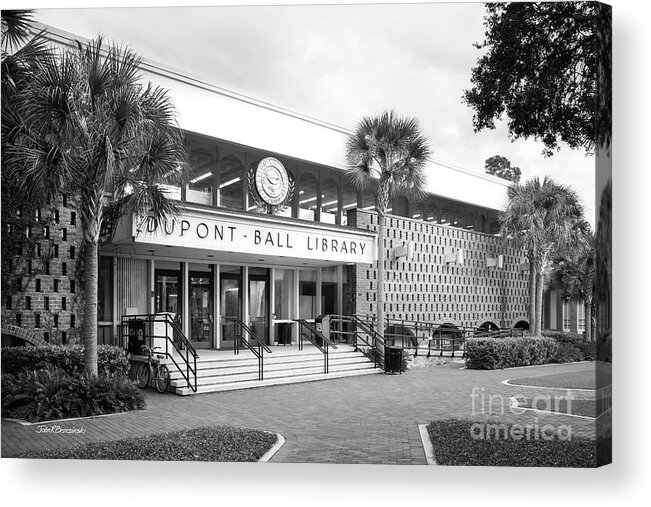 Stetson University Acrylic Print featuring the photograph Stetson University duPont-Ball Library by University Icons