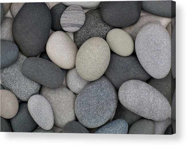 Beach Pebbles Acrylic Print featuring the photograph Stone Soup by Kathi Mirto