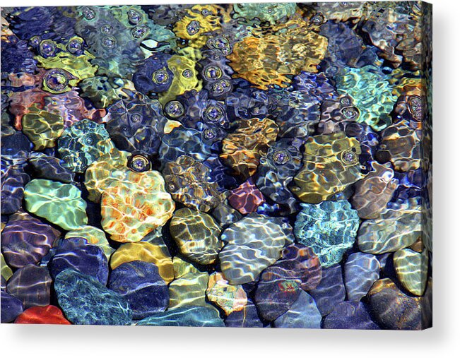 Stones Acrylic Print featuring the photograph Stones 6623 by Carolyn Stagger Cokley
