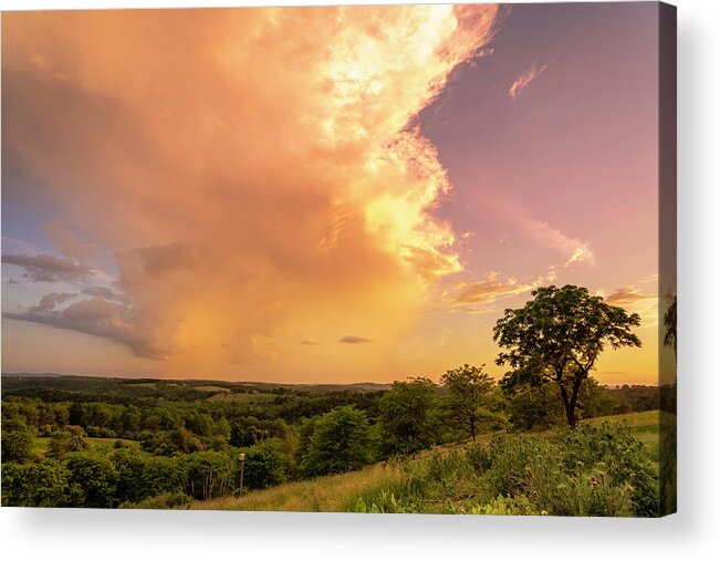 Storm Acrylic Print featuring the photograph Storm on the Horizon by Jason Fink