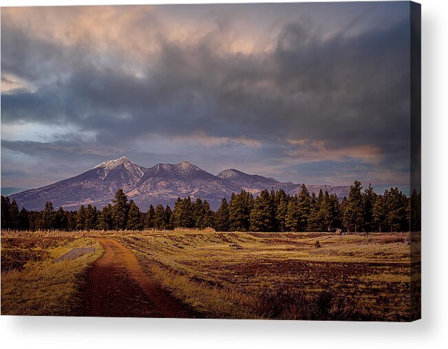 Wetlands Acrylic Print featuring the photograph Stormy Skies by Laura Putman