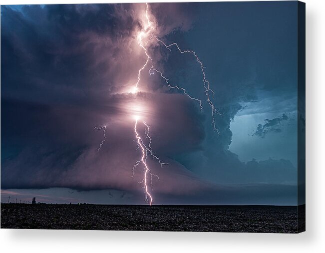 Lightning Acrylic Print featuring the photograph Striker by Marcus Hustedde