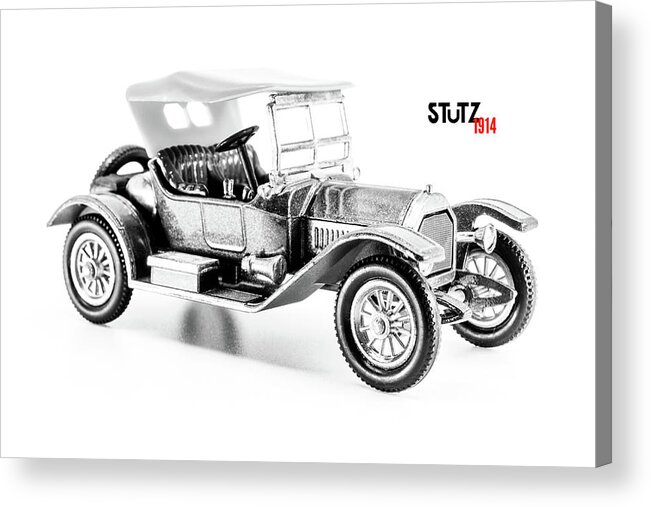1914 Acrylic Print featuring the photograph Stutz type 4E Roadster 1914 by Viktor Wallon-Hars