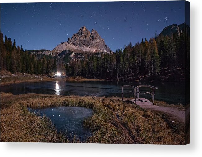 Lago Acrylic Print featuring the photograph Sudden Illumination by Elias Pentikis