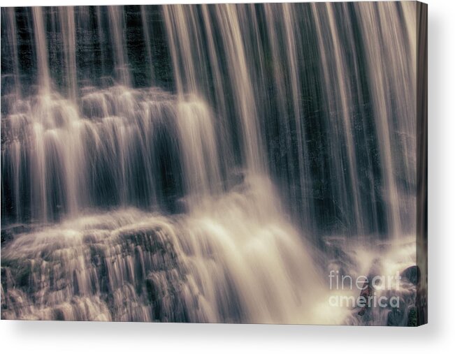Falls Acrylic Print featuring the photograph Summer Evening Falls by Phil Perkins