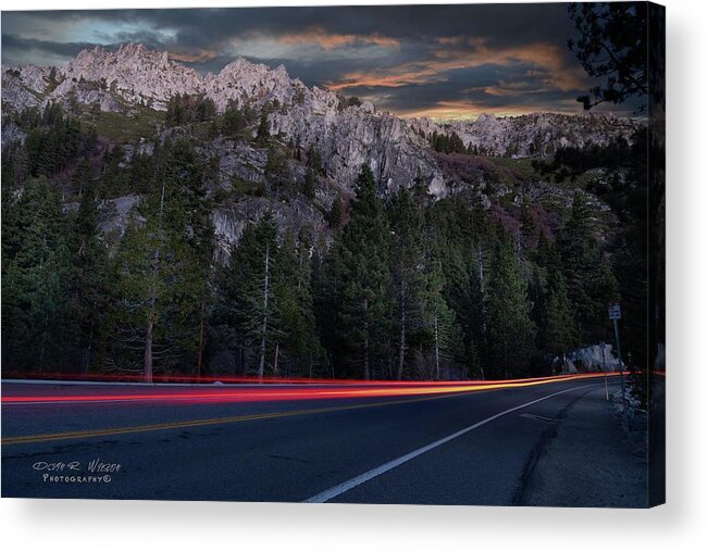 Sunrise Acrylic Print featuring the photograph Sunrise in the Sierras by Devin Wilson