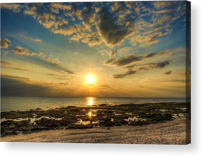 Scenics Acrylic Print featuring the photograph Sunset | Okinawa by Dark_Koji