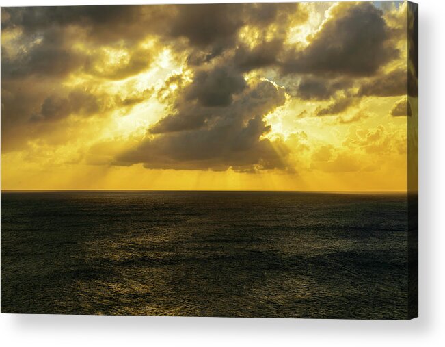 Color Acrylic Print featuring the photograph Sunset 4 by AE Jones