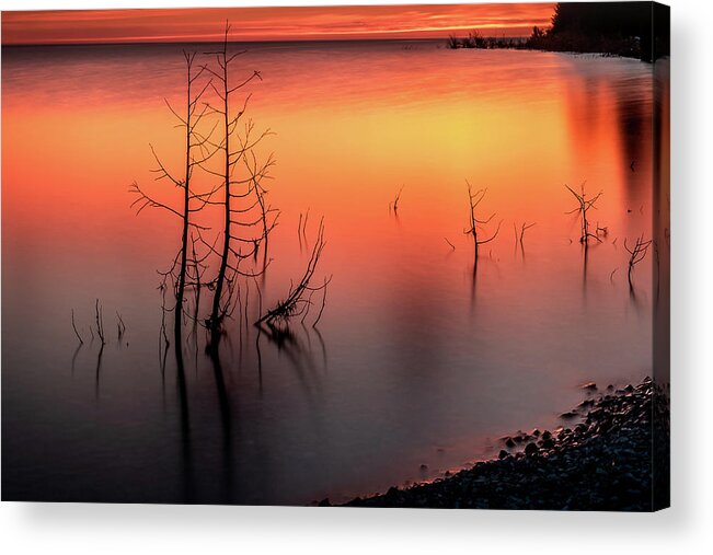 Sunset Acrylic Print featuring the photograph Sunset at the Headlands by William Christiansen