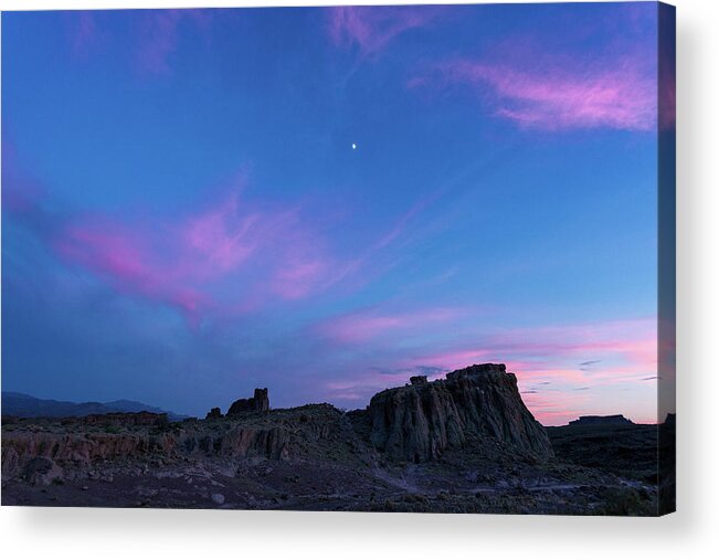 Arizona Acrylic Print featuring the photograph Sunset Colors by Jack and Darnell Est