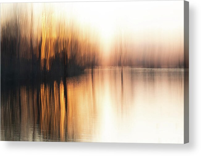 Sunset Acrylic Print featuring the photograph Sunset Reflections by Forest Floor Photography