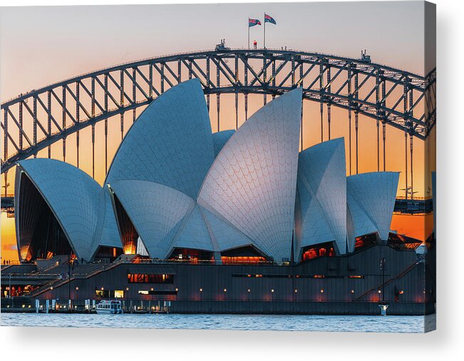 Architecture Acrylic Print featuring the photograph Sydney Special by Francesco Riccardo Iacomino