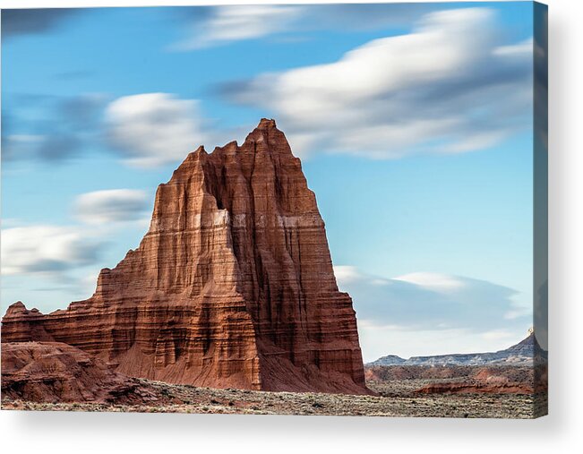 Utah Acrylic Print featuring the photograph Temple of the Moon by Mati Krimerman