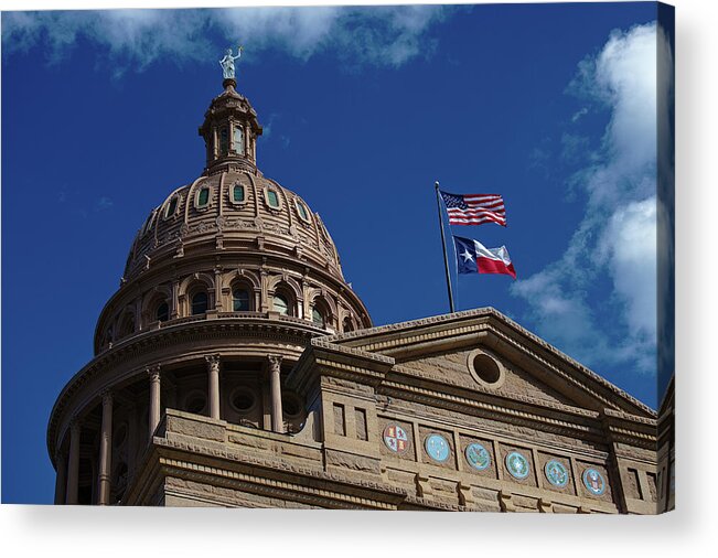 19th Century Style Acrylic Print featuring the photograph Texas Capitol Building by Sean Hannon