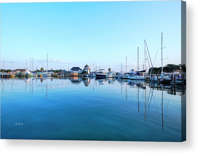 Harbor Acrylic Print featuring the photograph Texas Maritime Museum by Ty Husak