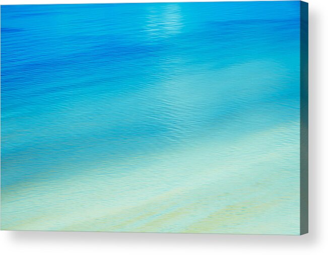 Horizon Acrylic Print featuring the photograph The Blue by Terry Walsh