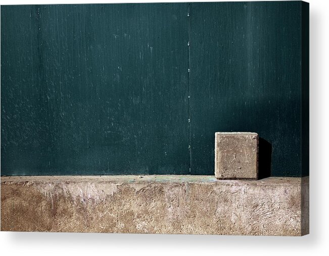 Cement Square Acrylic Print featuring the photograph The Cement Square by Prakash Ghai