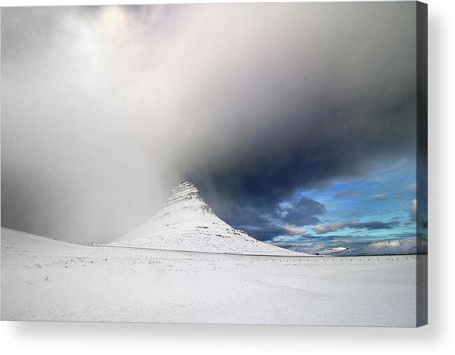 Iceland Acrylic Print featuring the photograph The cloak of winter by Christopher Mathews