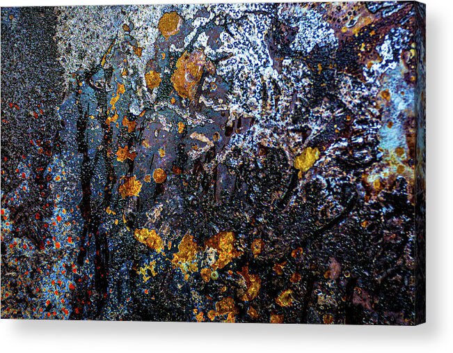 Abstract Acrylic Print featuring the photograph The Dark Forest by Liquid Eye