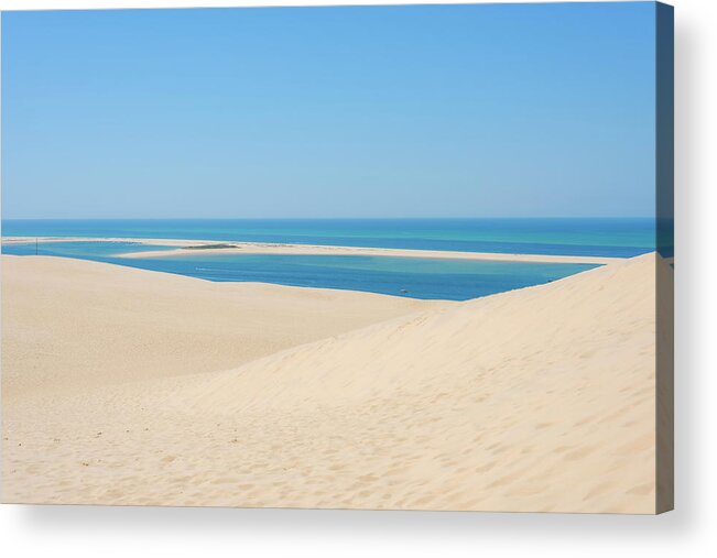 Aquitaine Acrylic Print featuring the photograph The Dune of Pilat by Manjik Pictures